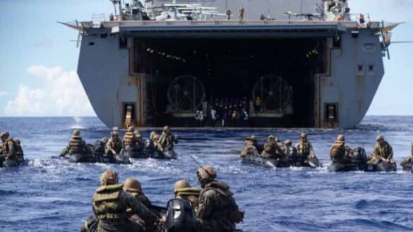 US deploys additional marines and warships to middle east as Iran tensions escalate