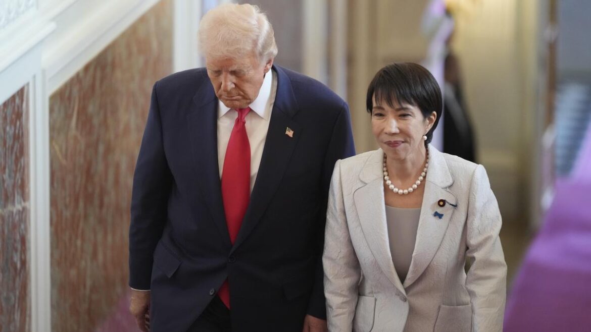 TRUMP AND JAPAN’S PRIME MINISTER SANAE
